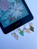 Charmes Kindle - Accessoire Kindle, Charme pour téléphone, Charme USB, Charme pour iPhone, Charme pour iPad, Cadeau littéraire, Bouchon anti-poussière