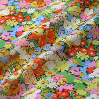 Tissu en coton 100 % imprimé floral pour femmes, vente en gros usine Shaoxing 2026, prix abordable pour robes