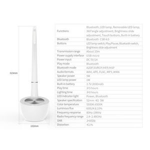 Nillkin fantasma altavoz hogar activo impermeable inalámbrico de sonido altavoz lámpara de LED Altavoz bluetooth - Product Image 5