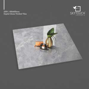 VENTA DE PRODUCTOS CALIENTES AZULEJOS DE PORCELANA DE ONDAS GRIS NEGRO OSCURO PISO DE MÁRMOL PARA COCINA DE LA INDIA del principal exportador - Product Image 3