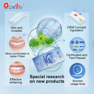 Tiras blanqueadoras de dientes naturales sin Peróxido de muestra gratis, tira de acción rápida para blanquear los dientes - Product Image 4