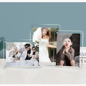 Thân Thiện Với Môi Tùy Chỉnh 2 + 2Mm Hai Mặt Trong Suốt Acrylic Giấy Chứng Nhận Khung Ảnh Handmade Sáng Tạo Acrylic Hình Ảnh Khung - Product Image 3