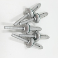 Rivet aveugle en aluminium à trois plis, étanche, avec rondelle en caoutchouc RV6605 BULBEX RIVETS