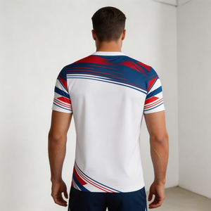 Camiseta Deportiva de Poliéster 100% Personalizada OEM ODM, de Secado Rápido, para Tenis, Gimnasio, Entrenamiento, para <span class=keywords><strong>Hombre</strong></span> - Product Image 2