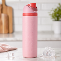 Bouteille d'eau sportive en acier inoxydable de 24 oz, modèle Angel Food Cake, fabriquée en Chine