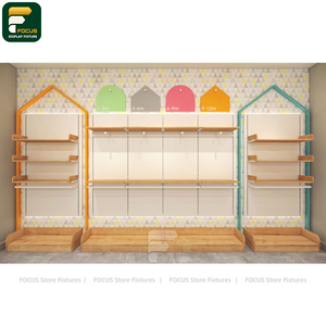 Exhibidores Modernos para Tiendas de Ropa, Armario para Ropa, Estante de Pared, Mostrador de Caja, Espejo, Unidad de Iluminación para Boutique - Product Image 6