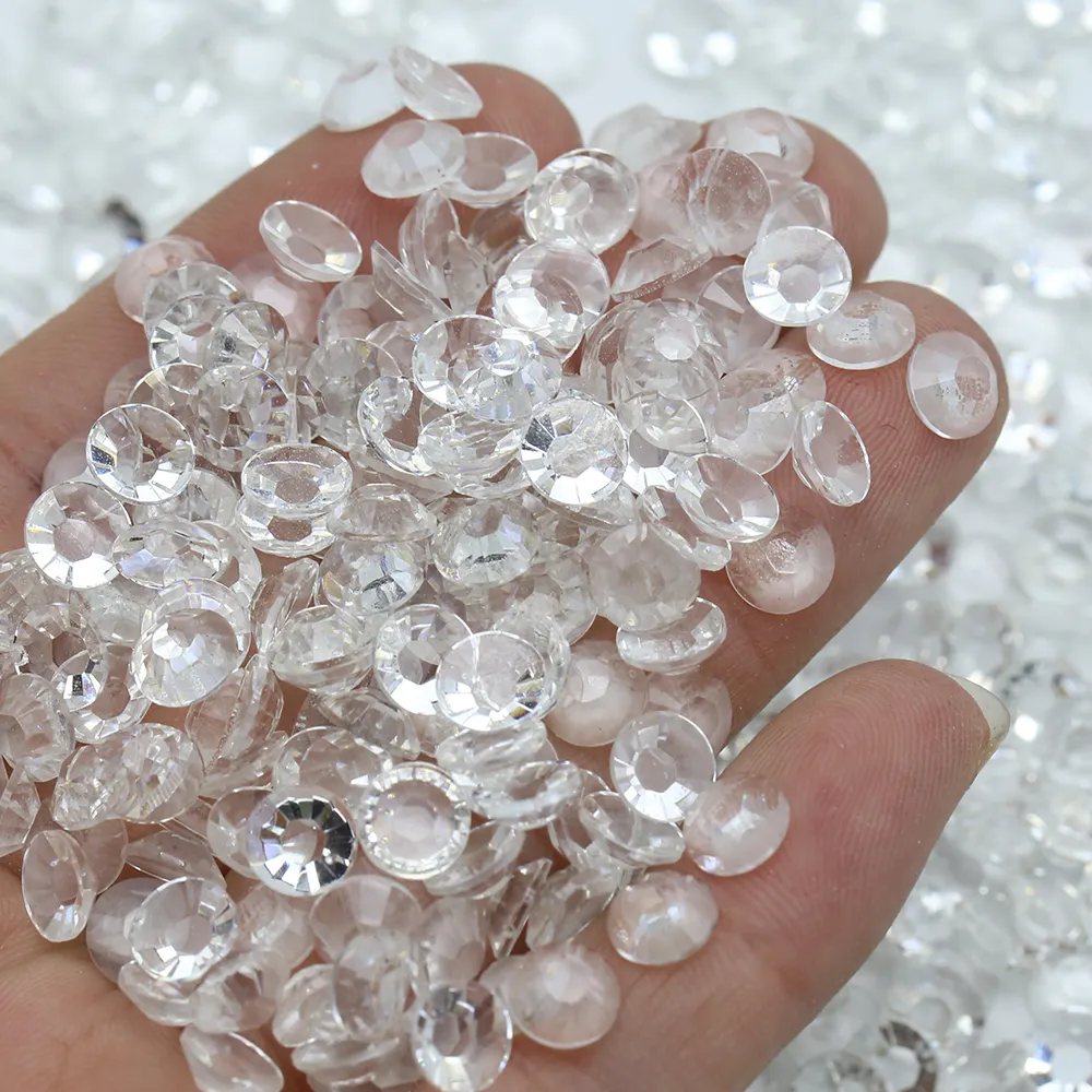 XULIN 6mm 10000pcs/bag 113 Kinds Ready To Ship Color Transparent Bottom Clear Rhinestone Beads