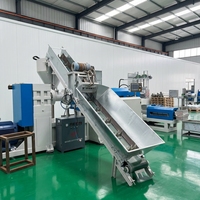 Machine de granulation de plastique usagé PP PE PS ABS PET, machine de recyclage de bouteilles en plastique, machine de recyclage de plastique à commande PLC