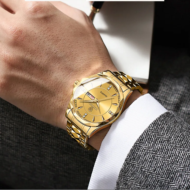 Binbond Fashion Brand B5552 5552 Men Wristwatches Date Sports Leather Strap Waterproof Luminous Wristwatches for Man Mens Reloj