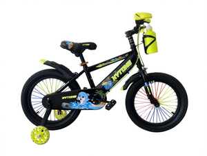Bicicletta per bambini Hytoo da 14 pollici con rotelle per bambini dai 5 ai 7 anni, telaio in metallo - Product Image 1