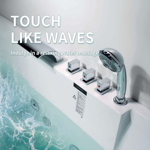 Fanwin-bañera de hidromasaje con chorro de aire, bañera de hidromasaje de cristal de hidromasaje independiente - Product Image 5