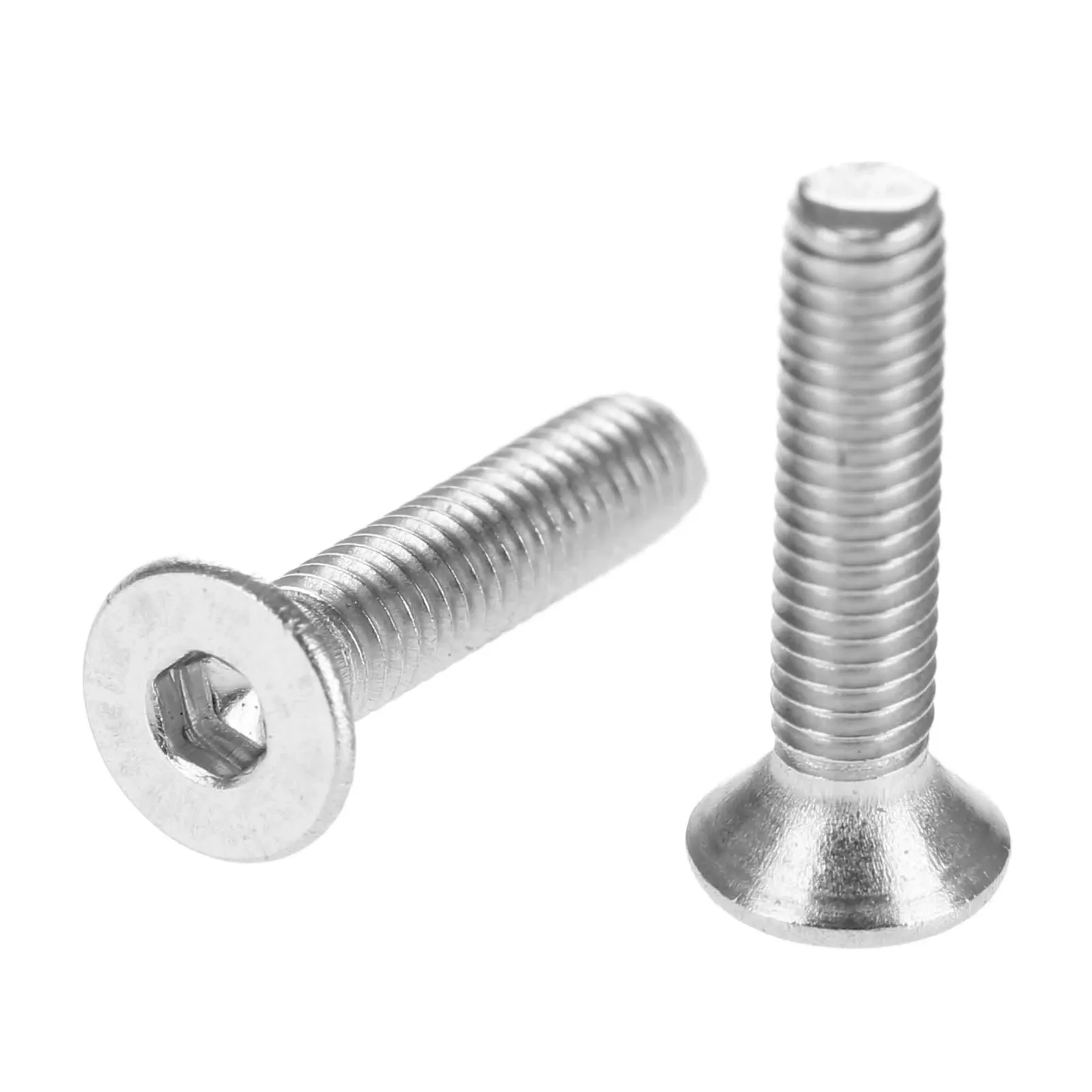 M3X6 viti 304 in acciaio inossidabile viti esagonali svasate vite a testa piatta M3 x 5mm/6mm/8mm/10mm/12mm/14mm/16mm/20mm