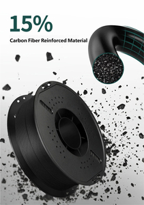 Filament PLA CF à 15 % de fibre de carbone haute résistance PLACF 1 kg pour Bambu Lab Creality - Product Image 6
