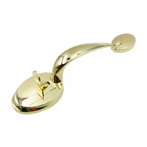 มือจับประตูหน้าบ้านคุณภาพสูงแบบฝังพร้อมชุดล็อคแบบฝัง ทนทาน สีทอง ดีไซน์ทันสมัย พร้อมชุดมือจับประตูแบบฝังและชุดลูกบิดประตู - Product Image 1