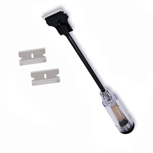 Espátula de Acero Inoxidable para Cortar Vinilo para Ventanas, Herramienta para Cortar Vinilo para Vehículos, Cuchillo para Cortar Cinta, Espátula China con Mango Largo - Product Image 1