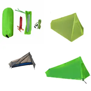 Ultra Light Aluminum Pole Outdoor Heavy Duty Summer Mountaineering Double Decker Camping Tent