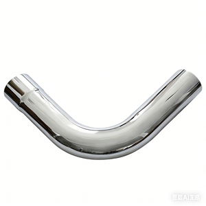 Coude d'échappement à 90 degrés de 4 pouces ID/OD x <span class=keywords><strong>9</strong></span>, 12, 18 pouces, courbure mandrinée, pour <span class=keywords><strong>silencieux</strong></span> de tuyau d'échappement robuste - Product Image 5