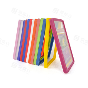 Yüksek kaliteli kademeli kart döşeme tampon koruma koruyucu ticaret durumda 35PT manyetik düğme klip RFID engelleme koruyucu kılıf - Product Image 5