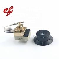 Thermostat capillaire CF 0-320 degrés, régulateur de température mécanique, interrupteur de contrôle de température pour fours, chauffages, friteuses