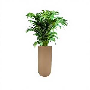 NESCO, maceta rústica grande FRP, maceta ecológica, diseño personalizado para decoración del hogar, oficina, jardín, flores artificiales - Product Image 1