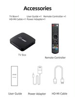 XS97 Smart TV S905Y4 4GB 32GB Android TV Box 2,4/5G Dual WIFI 4K Android 11 ATV Smart Set Top Box IPTV OTA actualización reproductor multimedia