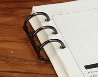 DIY Fotoalbum-Ringe, Buchkalender, runde 0,5-Zoll-Ringbucheinbände, A5 Metall-3-Ring-Bindung, Ringkämme, Loseblatt-Bindemittel