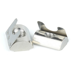 Chuangying Spring Nut M10 Polished Flat Head Metric 18mm For Aluminum Profile - Product Image 1