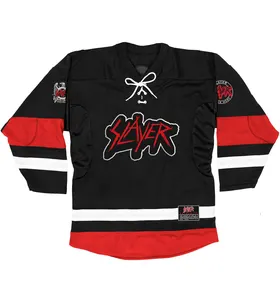 Maillot de hockey brodé personnalisé, vente en gros, bon marché, de haute qualité