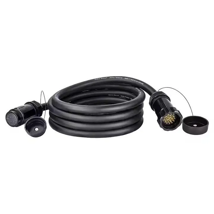 19 pin 2.5mm2 Socapex Extension Power Cable with multipin male to female connectors