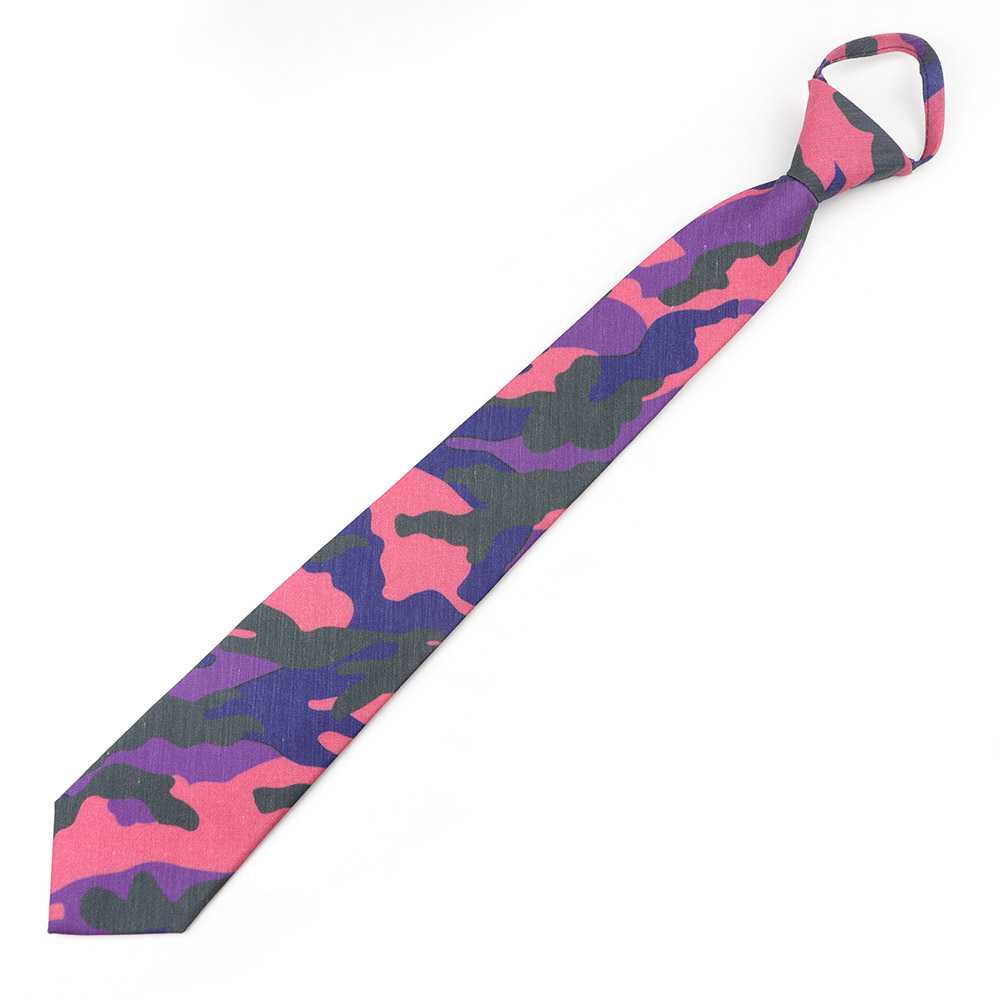 purple camo tie