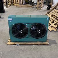 Condenseur de type H à condensateur refroidi par air à deux trous 8HP équipé de 2 ensembles de ventilateurs à rotor externe (marque WEIGUANG)