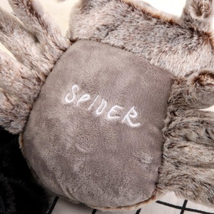 Peluche Lucas l'arachide da 17 cm, giocattolo per bambini, arachide bianco, nero e grigio, peluche a forma di arachide, bambola di peluche a forma di arachide, regalo per bambini - Product Image 4
