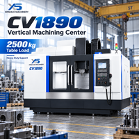 Centre d'usinage vertical CNC 3 axes BT50, commande FANUC, CV-1890, déplacement 1800/900/800 mm, machine VMC robuste 16T, 380V
