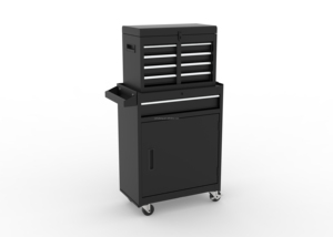 Combinazione rossa <span class=keywords><strong>classica</strong></span> all'ingrosso della fabbrica con la maniglia del cassetto armadietto degli attrezzi nero - Product Image 2