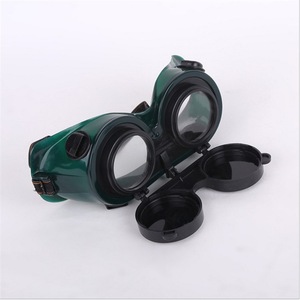 Lunettes de sécurité à double verre relevable pour soudage, lentille de 1,5 mm, excellente transmission de la lumière, protection contre les rayonnements lumineux - Product Image 2