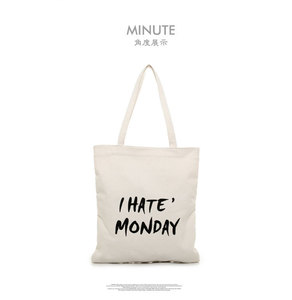 Personalizza la borsa della spesa in tela di cotone Tote borse Shopper <span class=keywords><strong>Calico</strong></span> con Logo stampato - Product Image 2