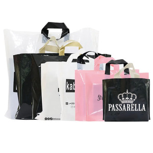 SZCX Promotional Hot Sale Custom Logo Tote Plastic Shopping Bag