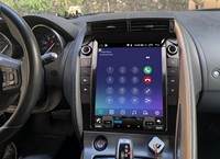 Autoradio multimédia Android avec GPS intégré pour Jaguar F-TYPE 2013-2014, écran vertical USB, navigation GPS, unité centrale stéréo