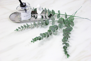 <span class=keywords><strong>Hojas</strong></span> artificiales decorativas <span class=keywords><strong>de</strong></span> eucalipto <span class=keywords><strong>para</strong></span> arreglos florales y decoraciones <span class=keywords><strong>de</strong></span> boda, venta al por mayor - Product Image 3