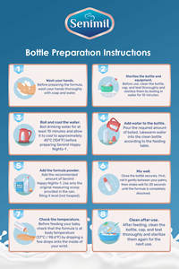 Vente en gros Senimil Happy Nights 1 Lait infantile 300g Lait de nuit Stade 1 Sans huile de palme Enrichi en DHA GOS FOS Qualité export Boîte - Product Image 4