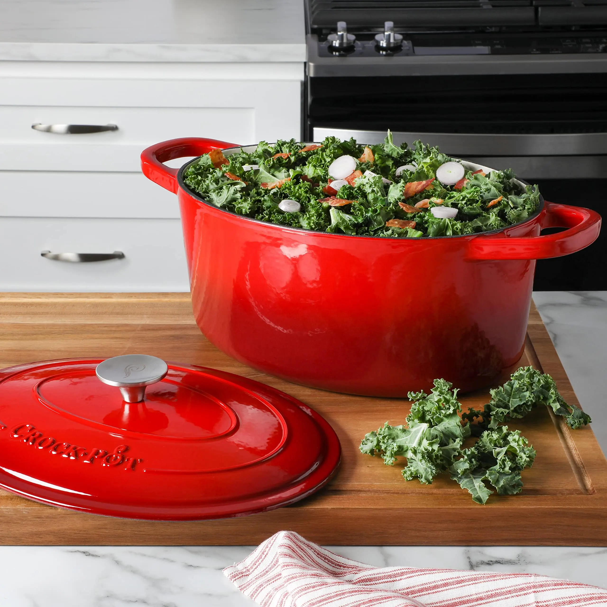Durable Nonstick Green Cookware Sets Enamel Pot Set Cookware Cooking Pots Enameled Cast Iron