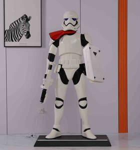 Sculptures en fibre de verre Star Wars grandeur nature de 4 pieds, statues Kaw, grandes décorations pour la maison, personnages d'anime, vente en gros - Product Image 6