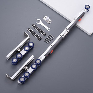 Đệm hai chiều treo bánh xe hiên cửa trượt ròng rọc trang trí nhà-Thoải mái phòng ngủ cửa trượt đường sắt cửa sổ phần cứng - Product Image 4