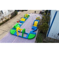 Parcours d'obstacles gonflable personnalisé Ballon flottant Combinaison Amusement Escalade Toboggan aquatique flottant Parc aquatique gonflable