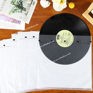 Aanti statique 3 couches PE pochettes de disque insert platine style lecteur de disque vinyle pochettes intérieures Offre Spéciale pochettes de disque vinyle - Product Image 1