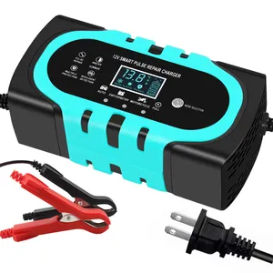 Smart Car Battery Charger 12V 10A Motorcycle AGM Gel Lead Acid Battery Charger