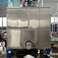 Machine à glaçons Coldsmart Cube 3 tonnes, 5 tonnes, 10 tonnes par jour, entièrement en acier inoxydable, pour les zones de concession des stades