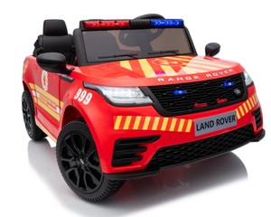 Voiture électrique pour enfants 24V à deux places sous licence Range Rover Velar Police, télécommande 2.4G, sirène et lumières de police - Product Image 2