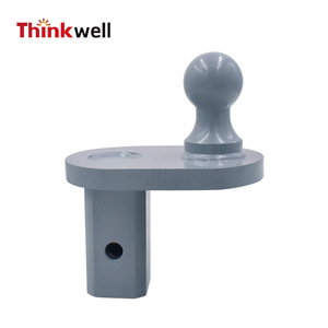 Attelage de remorque Thinkwell Offset Goose Neck Ball 4 pouces en acier pour camion, remorque, quinzième roue GNXA4085 - Product Image 2