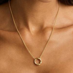 Collier infini simple à chaîne fine de haute qualité, nouveau modèle de mode délicate, vente en gros 2025 - Product Image 2